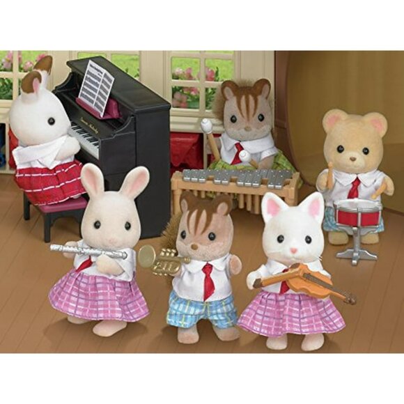 Calico Critters School Music Set New in Box w/1 Calico Critter - Picture 6 of 16